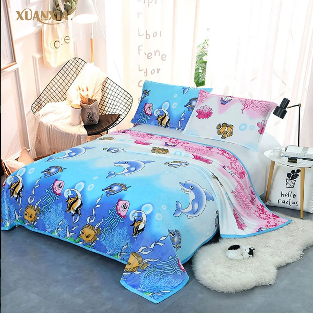 

Hottest selling 100% polyester plaid fleece blanket, Red