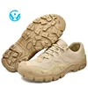 Accept 1 pair retail high quality hiking shoes suede cow leather army shoes