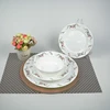 Factory supplier eco hotel European wholesale dinnerware set Christmas Egyptian opal glass tableware sets