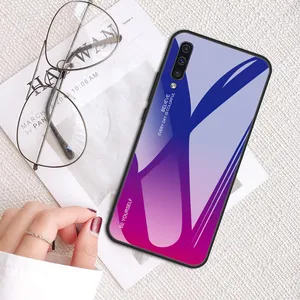 Gradient Tempered Glass Phone Case Samsung A50 A20e