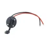 Solar Weatherproof SAE Quick Socket Sidewall Port Panel Mount for Motorcycle Generator Battery Charger