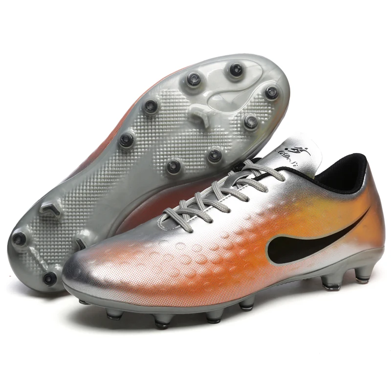 

hot Children's FG Spike football boots turf cleats soccer shoe for mens