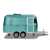 UKUNG 3rd generation airstream trailer mobile food truck fast food cart hot dog trailer ice cream caravan for sale