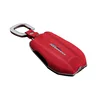 New Kirsite and Chamois leather key cover for e90 e60 e46 f10 f20 f30 i3 X1 X2 X3 X4 X5 X6 BMW key case