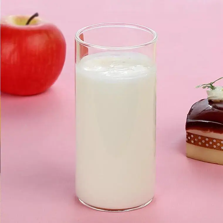 
transparent glass water glass Straight through cylindrical glass is popular in 2019 