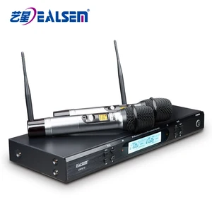 UHF Dual Channel Wireless Microphone Karaoke