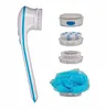 5 in 1 Electric Bath Brush Long Handle Massage SPA Shower Brush Bathroom Tool