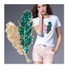 Custom Big Embroidery Sequin Beaded Leaf Patch for Clothing