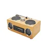 2019 new hot product Christmas gift wood bamboo speaker with tf/usb/fm radio support to MP3,USB, SD/MS/MMC card