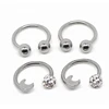 6 Years Factory Free Sample High Quality Helix Daith Nose Steel Body Piercing Jewelry
