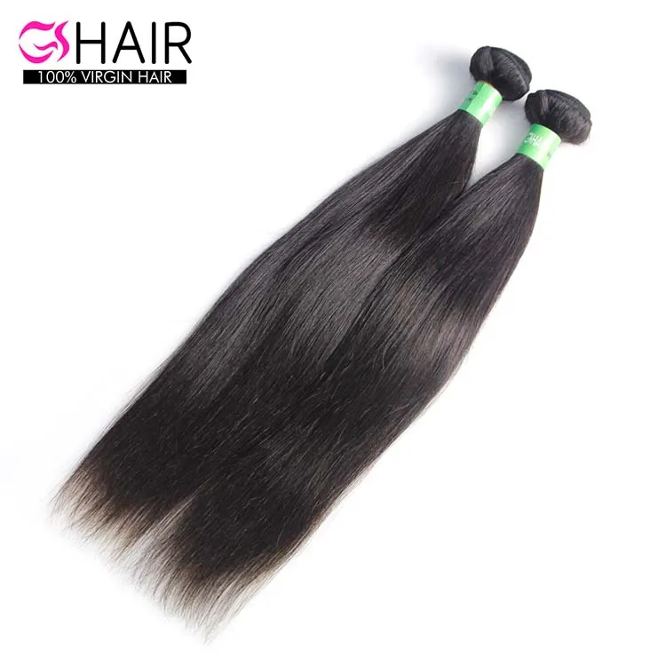 

High quality straight wave 10a grade virgin bulk wholesale human hair bundles extensions vendors, Natural color
