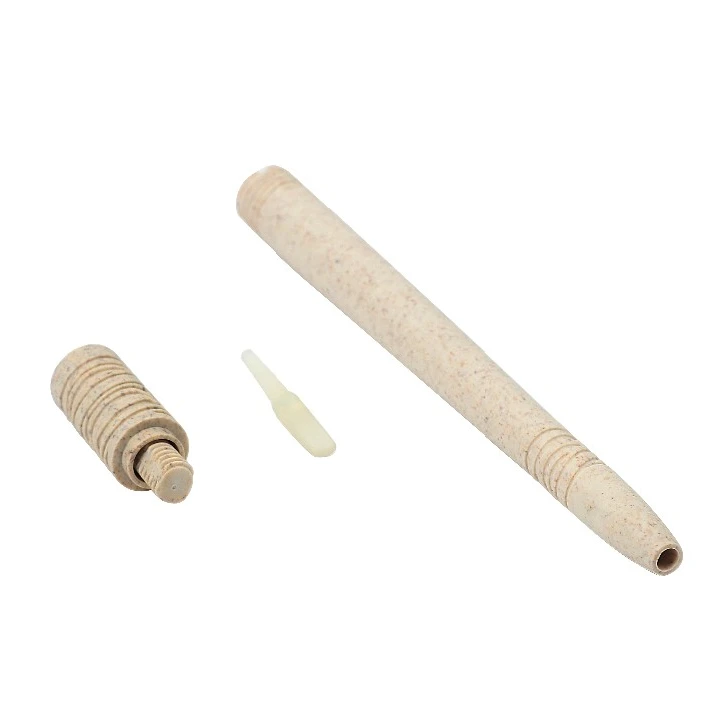 

Hot Selling Biodegradable ECO-HOLDER Disposable Microblading Pen Manual Hand Tool with Blister Package, Straw white color