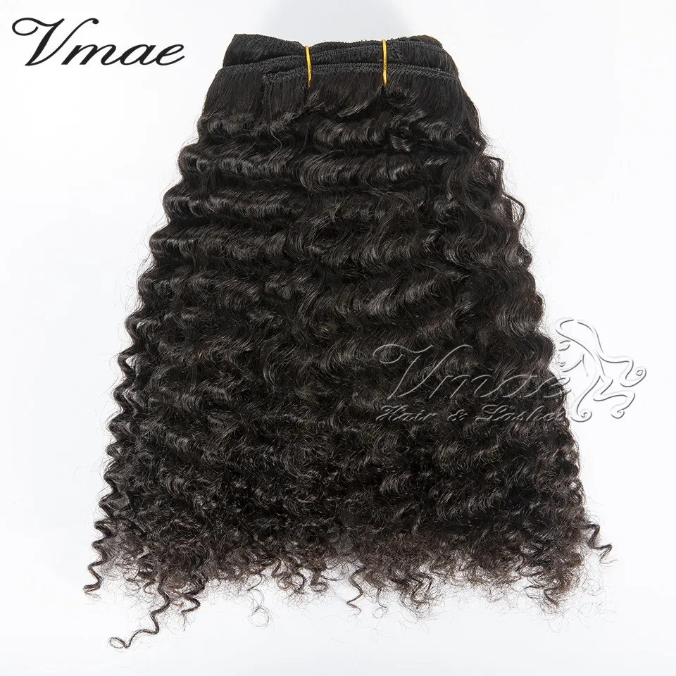 

VMAE China Factory Seller Unprocessed Malaysian Natural Color Kinky Curly Cuticle Aligned Virgin Hair Clip In Human Extensions, N/a