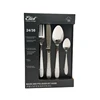 Stainless steel cutlery set kitchen fork spoon knife flatware set with box