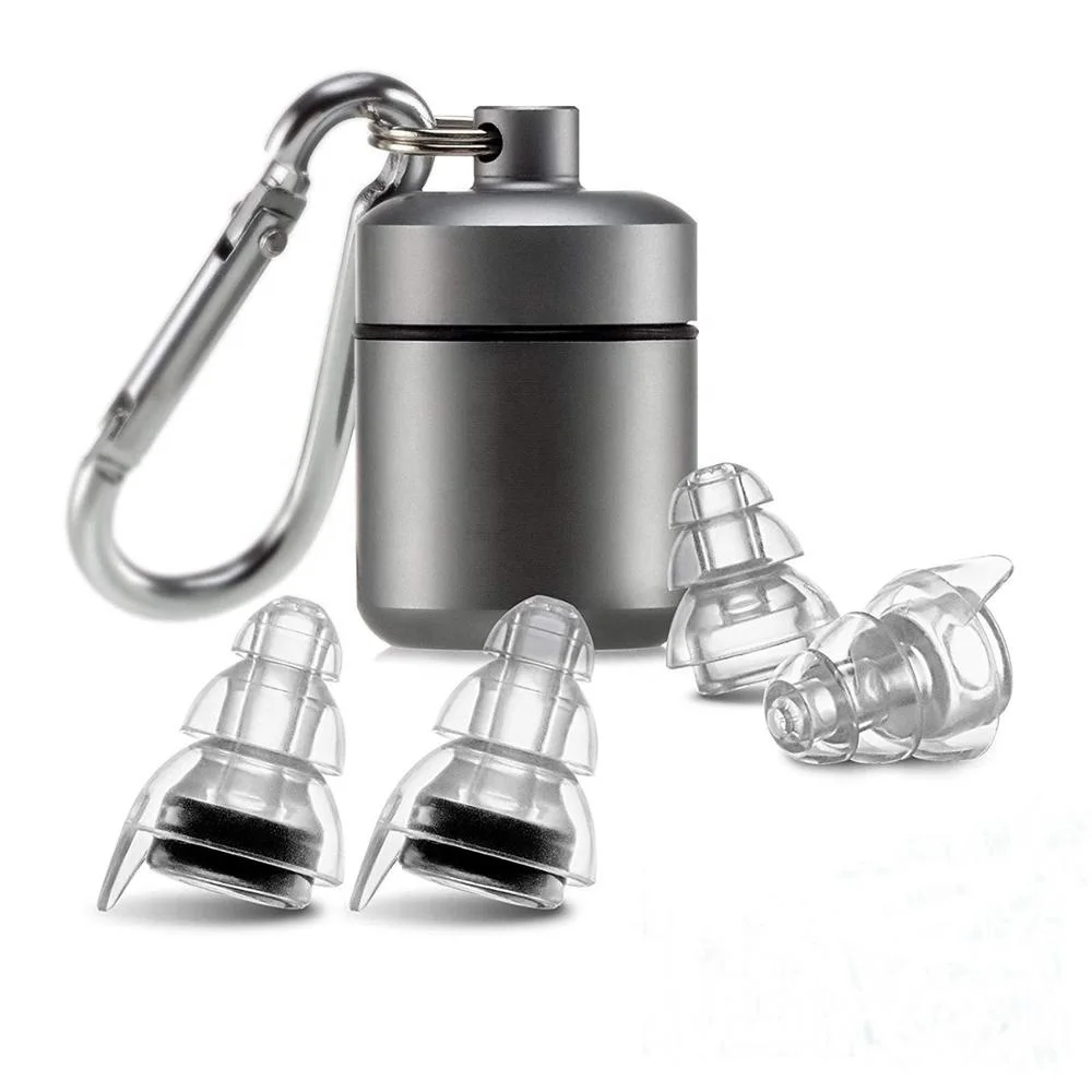 
High Fidelity Concert Earplugs Reusable Musicians Ear Plugs 24dB Advanced Filter Technology Ear Protection for Music Festivals 