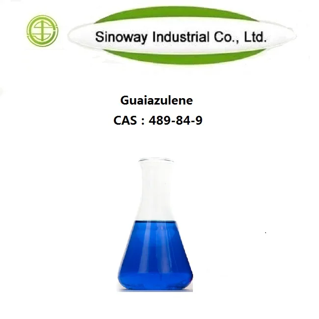 
CAS489-84-9 Cosmetic Grade / Pharmaceutical Grade Guaiazulene 