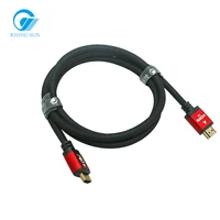 

RisingSun Latest Standard Ultra High Speed Red Metal Plug Support 8k 48Gbps Connector Premium Hdmi 2.1 Cable