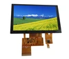 Free Shipping for Sample 5 inch high Resolution TFT lcd display with PCAP touch, 800*480 Resolution, RGB interface, 40PIN
