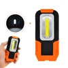 Battery Powered Portable COB LED Pocket Work Light Magnetic Foldable LED Inspection Lamp with Hook Battery Not Included 1 Pack