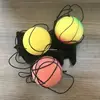 60mm Super Fun Kids High Bouncing Rubber Ball Toys With String Promotional Sports S tyle Customized Yoyo Ball Toys