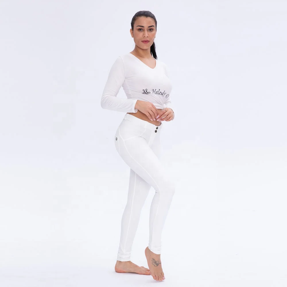 

Melody LWWK Royal Wolf white gym sport leggings workout yoga pants for women compression butt lift girls leggings