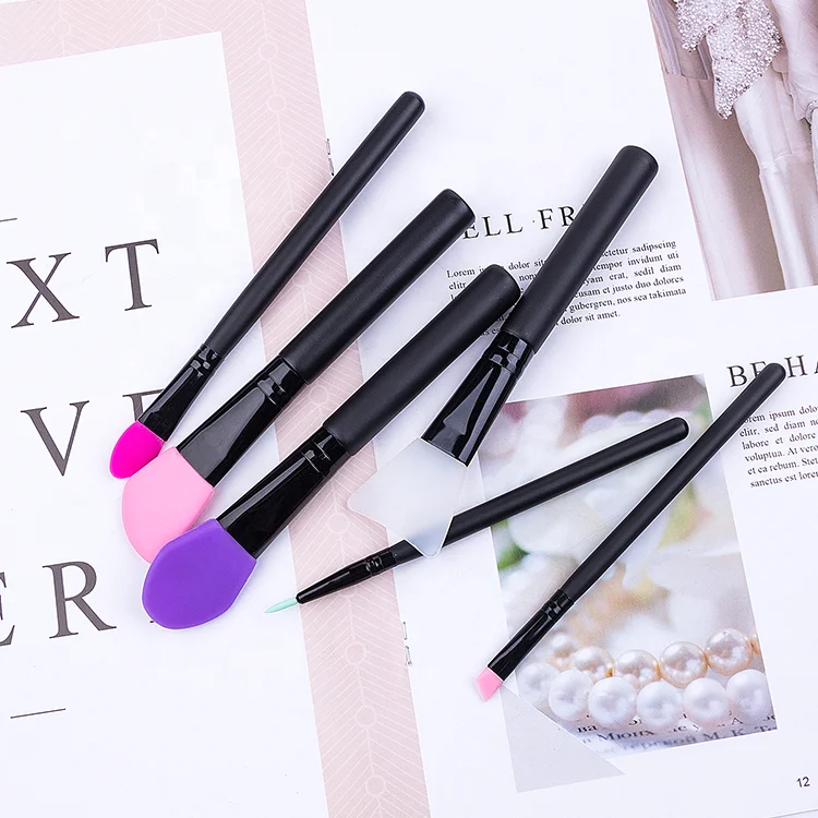 

High Quality Cheap Disposable Acrylic Vegan Clay Face Mask Brush
