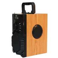 

10W wooden portable bass caixa de som bluetooth speaker