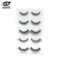 

Wholesale false eyelashes 5 in 1 3d lashes pair eyelashes set eye lash kit