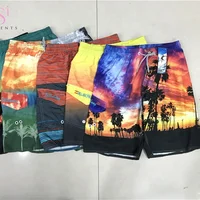 

1.99 USD MK043 2019 New Arrival sublimation printing quick dry surf board Men swimwear beach shorts