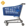 Cheap Bottom Tray Wheels Recyclable Plastic 200L Grocery Shopping Trolley