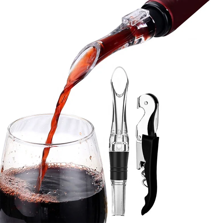 

1PC Acrylic Aerating Pourer Decanter Wine Aerator Spout Pourer New Portable Wine Aerator Pourer Wine Accessories, As picture