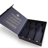 custom foil logo premium spirits magnetic book box