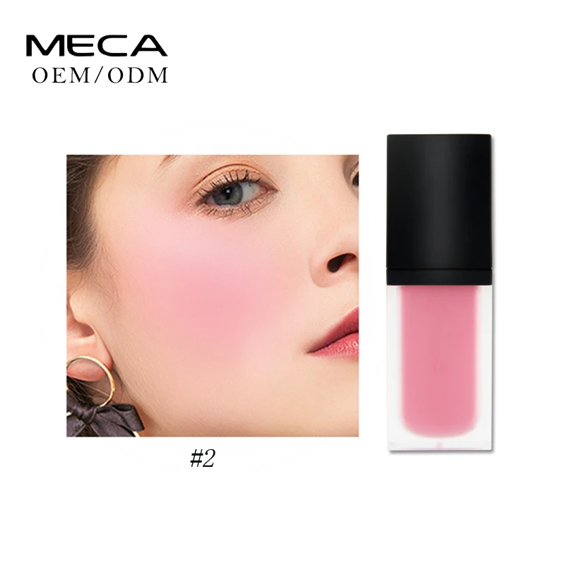 
Hot Sell Beauty Face Professional Mini Design 5 Color Waterproof Vegan Matte Makeup OEM Liquid Blush 