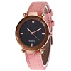 WJ-6840 Cheap Trendy Casual Watch Hot Sale Simple Face Charming Wristwatch Famous Leather Quartz Watch For Lady