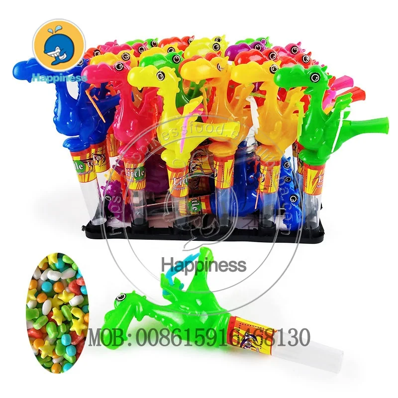 

whistle dinosaur with wings toy candy, Multi-colored