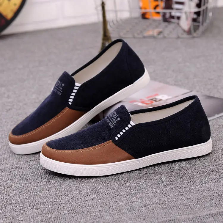 

New model retro men flat rubber sole shoes casual shoes, Customized