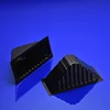 Black disposable food container take away packaging plastic box sandwich container