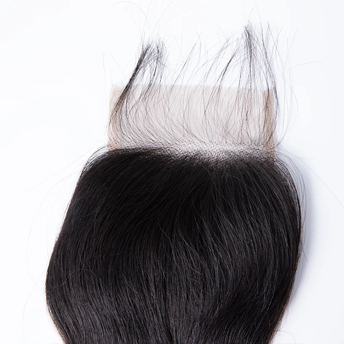 

2019 GS human brazilian virgin cuticle aligned HD Lace brazilian human hair weave bundles with transparent swiss lace closure, Natural black
