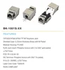 BK-1001S-C6 CAT6 FTP 90 degree Keystone Jack FTP rj45 modular jack cheap price good quality