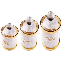

2019 Newest Design Crystal Glass Candy Coffee Tea Jar With Lid