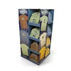 POS Paper Floor Stand Portable Corrugated Cardboard T-shirt Display Rack For Promotion
