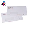 Wholesale Custom Offset Printing White Color Paper Window DL Size Envelope