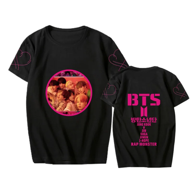 

2019 New BTS Map of the Soul Persona Fashion Support Short Sleeved T-shirt