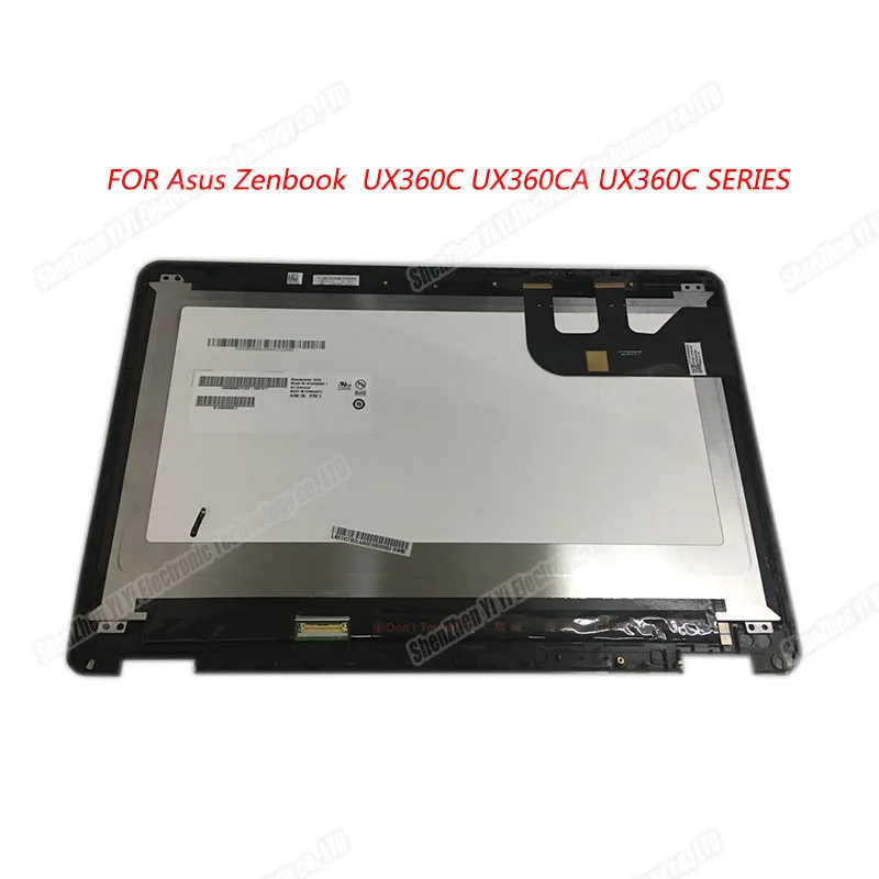 

13.3inch LCD Display Screen for ASUS ZENBOOK UX360 UX360CA UX360C LCD screen + touch screen assembly, Black/grey/champagne