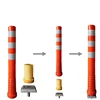 TZJT-015 Strong Weatherability 200*750*80mm CE Traffic Warning Post TPU Spring Post