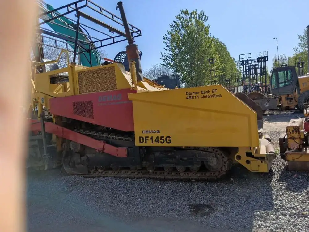 
Used paver machine for road construction, used demag paver for sale in Shanghai China 