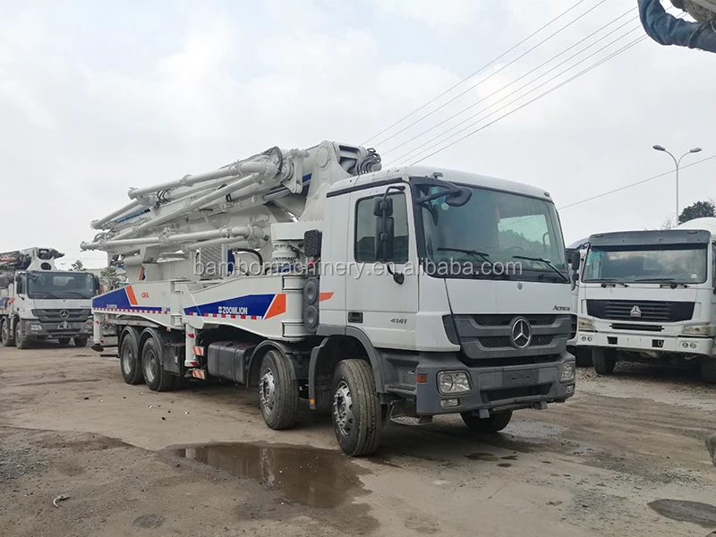 
Zoomlion 52m 56m Used Construction Truck-Mounted Concrete Beton Pumps Trucks Machinery for Sale 
