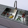 On Sales Rv Undermount Double Bowl Kitchen Sink, Kitchen Stainless Steel Sink Work Table How To Install Kitchen Sink*