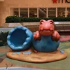 2019 Customized Dinosaur Soft Amusement Sculpture For Children Theme Park