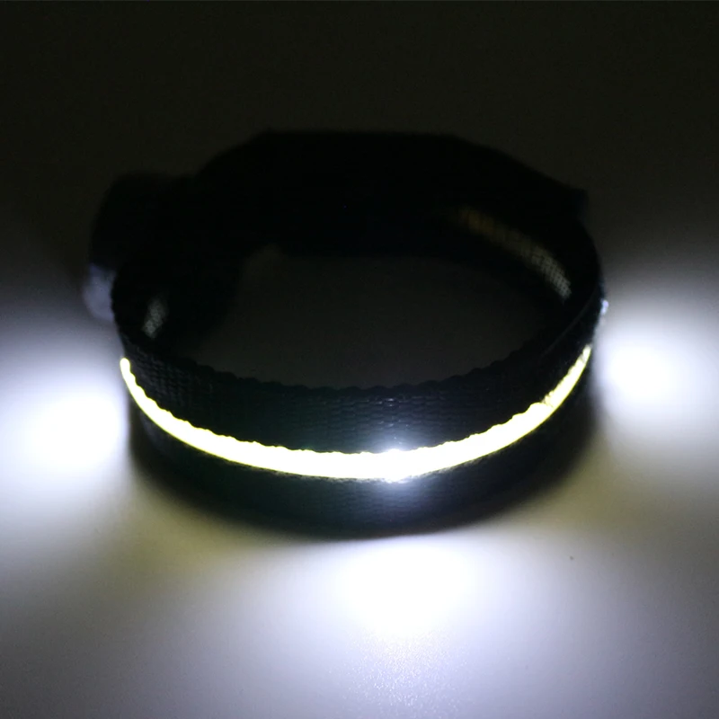 

Hot sale ribbon USB rechargeable led armband for sports